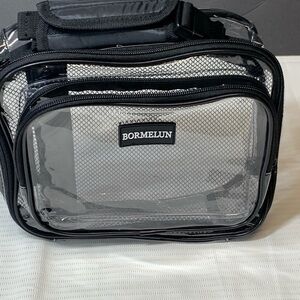 BORMELUN Small Clear Lunch Bag for Kids - Durable Easy-to-Clean. NEW